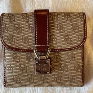 Dooney & Bourke Tan and Brown Wallet